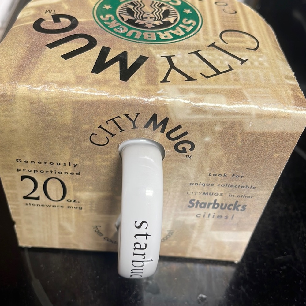 NIB vintage Starbucks City Mug- 1994 series 20oz